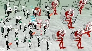 Stickman Game: Stickman Meme Battle Simulator | Stick War - Android GamePlay 2018 | Meme Battle # 23