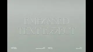 Embossed Paper Text Effect Mockup Graphic Download