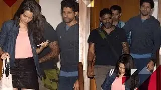 Shraddha Kapoor Spotted Leaving Farhan Akhtar's Residence | Bollywood News