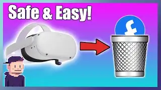 How to Unlink/Remove Your Facebook Account From Oculus Quest 2!  (Oculess APK Tutorial)