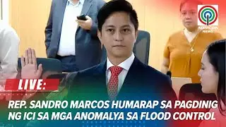LIVE: Rep. Sandro Marcos talks to members of the press following attendance to ICC hearing