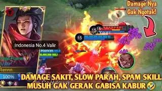VALIR API ABADI DAMAGENYA SAKIT BANGET! BUILD VALIR TERSAKIT 2022 | TOP GLOBAL VALIR GAMEPLAY - MLBB