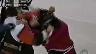 Scott Stevens vs Rick Tocchet Mar 10, 2001