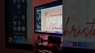 Christmas card designing #canva #editing #viral #shortsfeed #shortsvideo #banner #shortsstory #short
