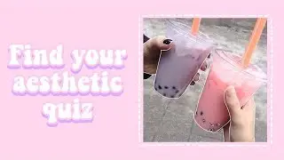 Find your aesthetic quiz popular tiktok aesthetics