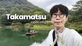 Takamatsu Day 1. Ritsurin Park, Mt.Yashima, Symbol Tower, solo travel to Japan