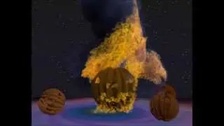 Flaming Pumpkin