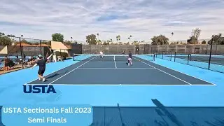 USTA 4.0 Doubles Sectionals Fall 2023 Semifinals 1/28/24
