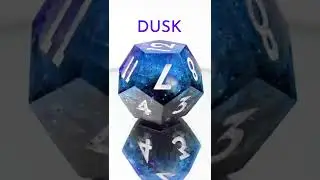 Handcrafted Resin Dice Dusk| DnD and TTRPG | Odyssey Dice