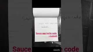 sauce app invite code:-mukesh #icenewupdate #sunwaves #sauce