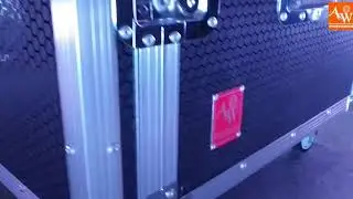 Sound Land 10U Professional Amplifier Flight Case Rack View