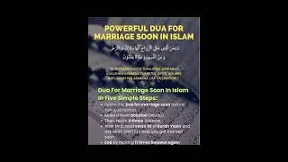 Dua for getting married soon to a good life partner ✨️🤲
