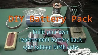 DIY battery pack with tabbed cells. Build your own pack without a spot welder!