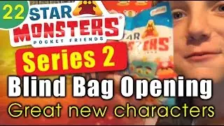 Star Monsters Pocket Friends SERIES 2 blind bag opening - Who did we get?