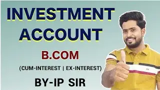 Investment account for B.com TY in marathi | Problem with solution |