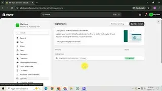 Как изменить домен на Shopify