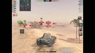 WoT Blitz Pudel gameplay! Steel Wall!