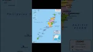 Palau Country Map