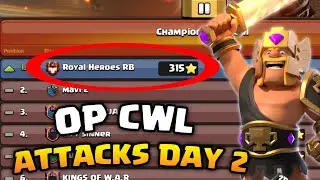 January CWL Recap 2022 Day 2 | Road to Champ 1 | Clash Of Clans