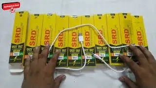 SRD data cable  Unboxing and Review | Fast Charging Data Cable | Charger