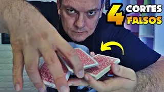 Como Fazer Corte Falso no Baralho | Aprenda 4 cortes que todo M&Aacute;GICO deve fazer