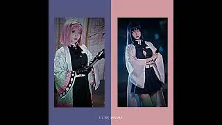 Sakura And Hinata In Shinobu And Mitsuri's Outfit 👀💖 #anime #naruto #sakura #hinata #shorts