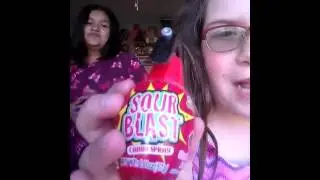 Sour blast candy