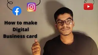 How to make clickable Digital Business Card 2021 | Digital Business Card tutorial free