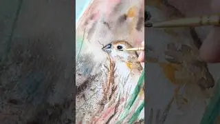 elegant mesmerizing painting process slow art vlog practice and improvement #watercolor #artclass