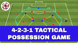 4-2-3-1 tactical possession game!