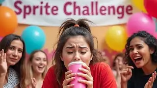 Sprite drinking challenge 🔥 it's gone crazy 