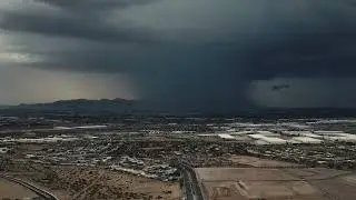 Supercelula en el centro de Juárez