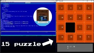 Making 15-puzzle in QBASIC