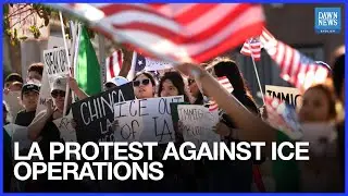 Los Angeles Anti-ICE Protest Downtown | Immigration Enforcement Demonstrations
