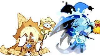 Shadow Milk Cookie the money stealing ghost (Cookie Run Comic Studio short)