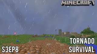 Minecraft Tornado Survival (Localized Weather Mod): S3E8| NOT THE VILLAGE!