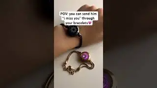 Best gift for couples 💖🌎 Long distance couple bracelets #couplegifts#relationship#couplegoals#love