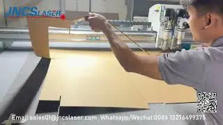 Hot cnc oscillating knife cutting machine with creasing wheel for paper carton cardboard cutting