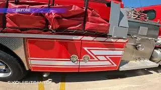 Before and After | Big Rig Fire Truck Aluminum Polishing | FL, AL, MS, LA, GA, TN