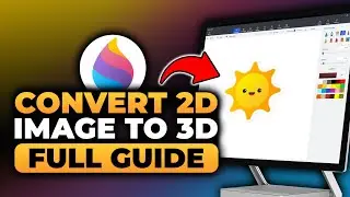 How To Convert 2D Image To 3D in Paint 3D (100% WORKS) | Convert 2D Image To 3D Image in Paint 3D