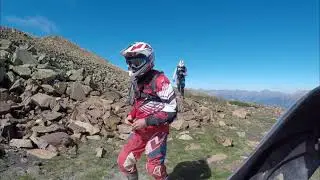 Honda crf 250L's riding in the Pyrenees... highlights part 2