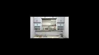 PASTEL KITCHEN 💮 | Stop Motion | The Sims 4 Apartment | No CC | #Shorts