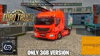 Euro Truck Simulator 2 Android Gameplay (Only 3GB) |GameHub/Winlator - Full Setup Coming Soon! ⏳
