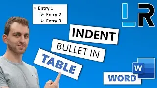 MS Word: Отступ маркера в таблице &mdash; 1 МИНУТА