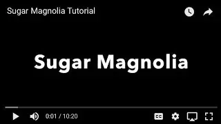 Sugar Magnolia Acoustic Guitar Lesson Tutorial
