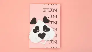 How to Make a Panda Using Framelits&reg; dies - Sizzix