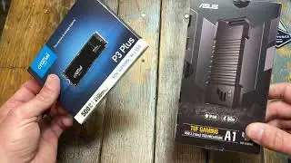 Unboxing: Building an External SSD Hard drive with a M.2 Drive and ASUS TUF Enclosure