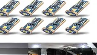 iBrightstar Newest Extremely Bright Wedge T10 168 194 LED Bulbs for Car Interior Dome Map Door Cour