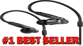 Audio Technica ATH IEX1 Hi Res in Ear Headphones Black Adjustable - B07XSFQLFH