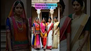 Традиционная одежда индийских штатов 🇮🇳👗 | Индийская культура и костюмы #мода #индия